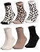 Occulto Damen Leo Socken 6er Pack (Modell: Leonie), Baumwollsocken Beige Mix 39-42