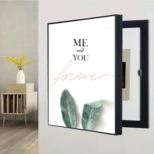 Couvercle de disjoncteur et tableau électrique mural avec peinture décorative de 35 x 45 cm