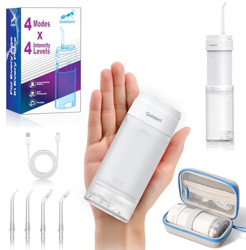2026 New Portable Water Flosser for Teeth, 4 Modes &