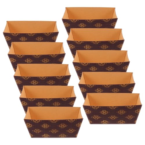 VERDANVERSE Pirottini Di Carta Antiolio Per Dolci, Set Da 25 Pezzi Rettangolari, Resistenti All'olio, Per Feste Di Compleanno e Tea Party