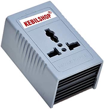 220 v to 110 v Stepdown Voltage Converter USA to India,2500 Watt.Platinum Body Universal 3 pin Input Plug.Only for Non-Heavy Products. (2500 Watt) GREU/Black