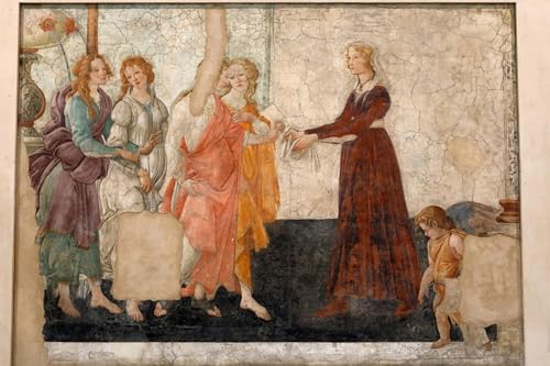 Tableaux graffiti art mural Vénus Botticelli pour transformer un mur vide en galerie moderne