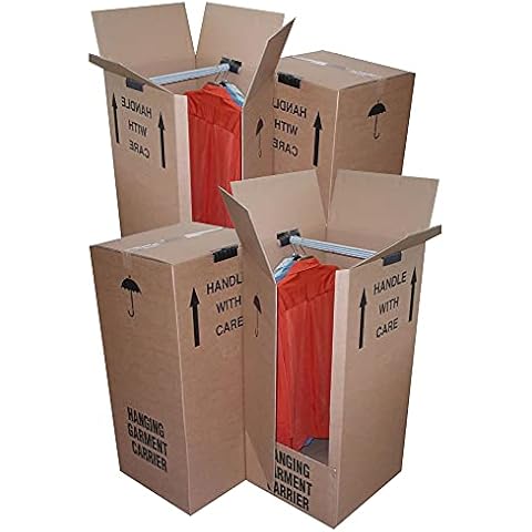 STORM TRADING GROUP Large Double Wall Wardrobe Boxes Cover