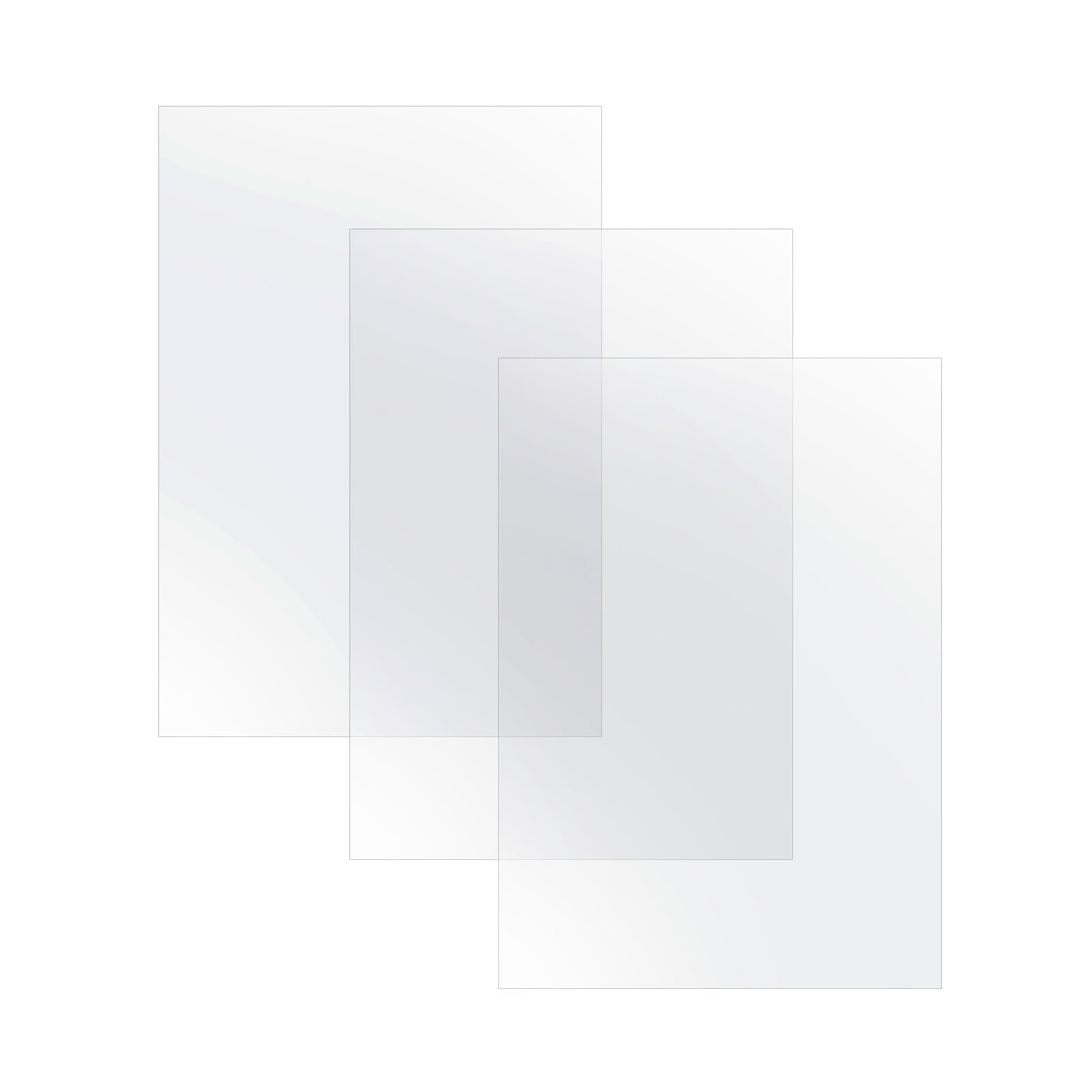 3-teiliger NFEP-Film, for Anycubic, for ELEGOO, for Creality, for Phrozen, LCD-3D-Druckerzubehör, UV-Harz-3D-Drucker-Trennfolie Displayschutzfolie für 3D-Drucker(450x290mm)