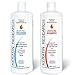 Sulfate Free Shampoo & Conditioner 2 LITER Bottles Set infused with Moroccan Argan Oil, By Keratin Research