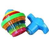 Pineeseatile Juguete Giratorio con luz Intermitente para niños, Juguete giroscopio con luz para niños