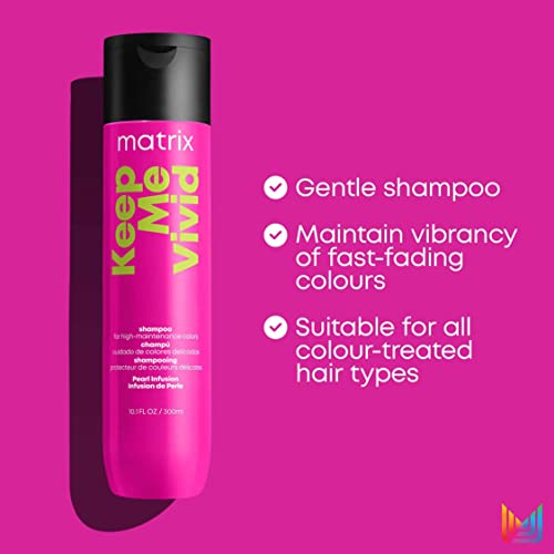 Matrix | Keep Me Vivid | Cleansing Shampoo to Protect Fast-Fading Colour for Colour Treated Hair, Total Results - Image 4