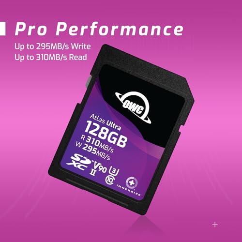 OWC Atlas Ultra SDXC UHS-II V90 128GB OWCSDV90U0128 の商品画像 1