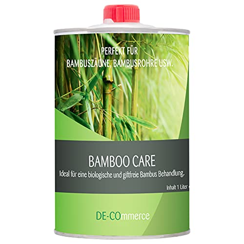 PROTEZIONE IN BAMBÙ APPOSITAMENTE SVILUPPATA - I materiali naturali come il bambù richiedono una cura e una pulizia costanti: questo prodotto nutre, protegge e raffina la canna di bambù e le recinzioni di bambù.
