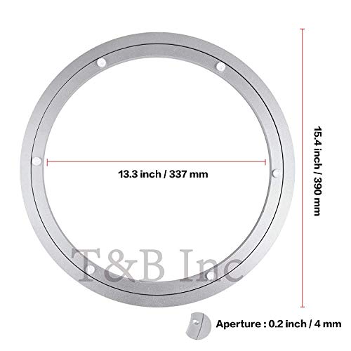 Tambee 16 Inch Lazy Susan Hardware Heavy Duty Metal Rotating Hardware Large Turntable Bearing Ring Lazy Susan Bearing Lazy Susan Parts Lazy Susan Mechanism Lazy Susan Kit Lazy Susan Base Only #TOP1