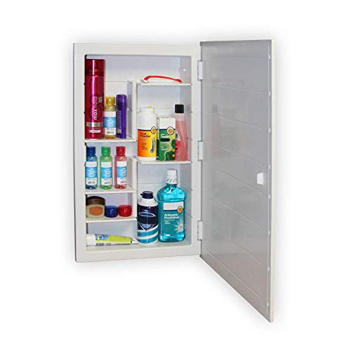 Armario de Medicina Zaca Spacecab Nunki Empotrado con Borde Biselado, 16" de Ancho x 26" de Alto miniatura 3