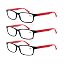 3 Pairs of Red