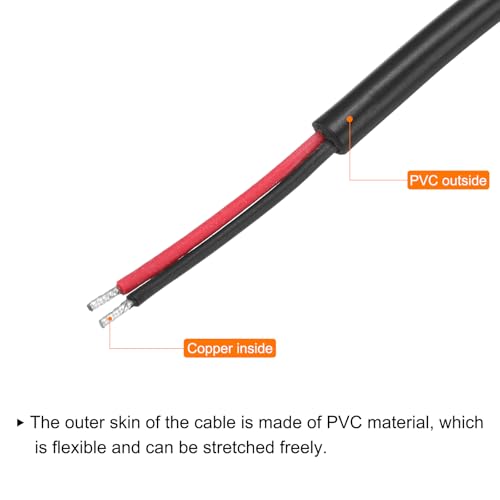 5 cables DC 5.5mm x 2.1mm ángulo 90° 1m miniatura 5