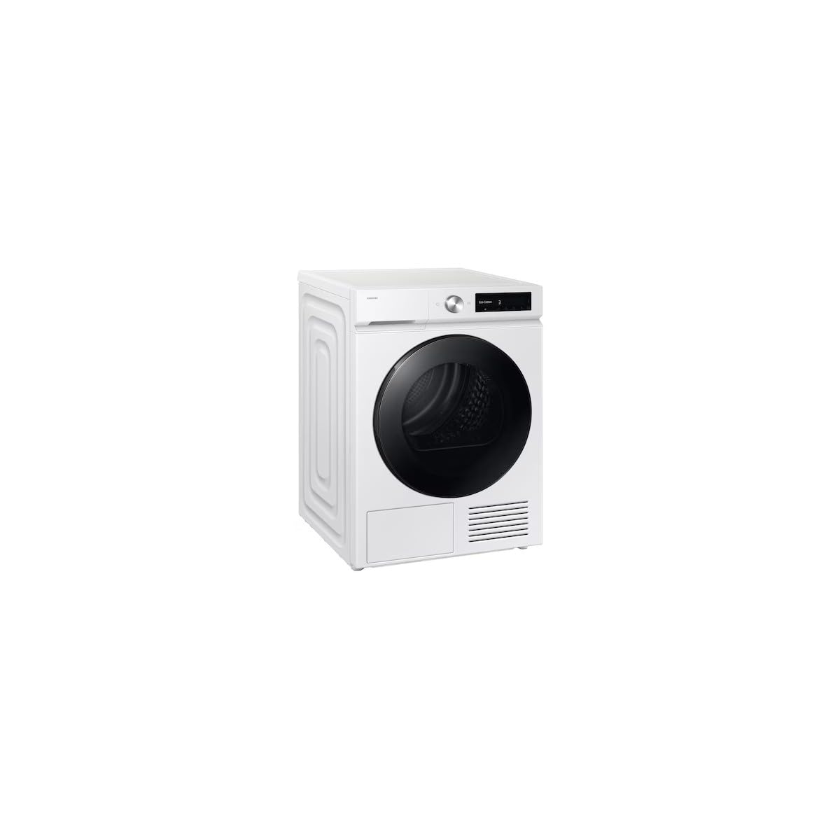 Samsung Bespoke AI DV90DB7845GW/U3 Wäschetrockner, 9 kg, Wärmepumpe, WLAN, Optimaler Trocken-Sensor, Quick Drive, Display AI Control, Frontlader, 60 x 85 x 60 cm