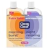 Clean & Clear 2-Pack Oil-Free Facial Cleansers with Citrus Scent, Morning Burst and Night Relaxing, 16 oz