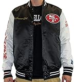 Mitchell & Ness NFL Team Origins Varsity Satin Jacket - San Francisco 49ers, L