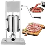 Manuelle Wurstfüller für private und gewerbliche Küchen, langlebige Edelstahlkonstruktion
