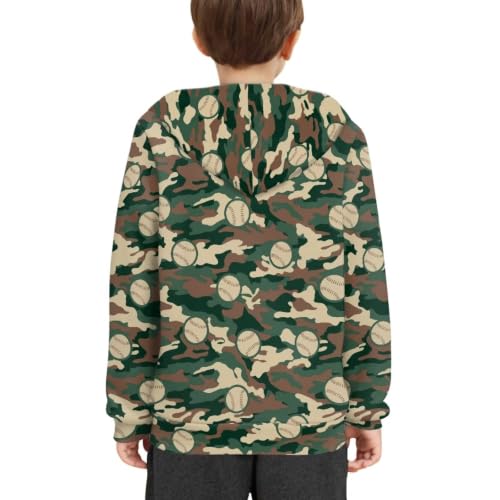 Image of WELLFLYHOM Boys Hooded Sweatshirts Hoodie Pullover Cool Graphic Crewneck Blouses Size 6-16