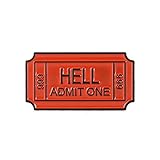 Material: Legierung Zxx17 Europa und die Vereinigten Staaten hochwertige Legierung Tropfen Öl Brosche, Wilde Film Ticket Tasche Zubehör, Denim personalisierte Stoffaufkleber @ Banner