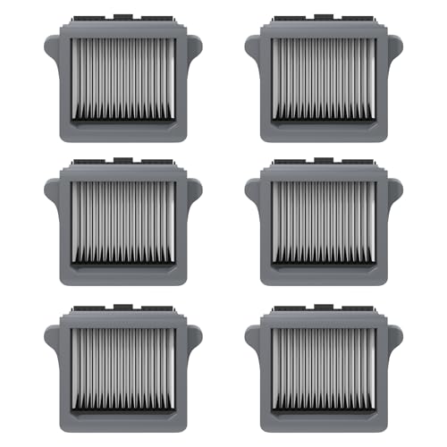 Image of Nukisa Vacuum Filter Replacement Compatible with Tineco Floor One S5 Combo / S9 Artist Pro /Switch S6 Wet and Dry Vacuum Cleaner, The Accerssorise Parts is 6 Packs Replacement Filters