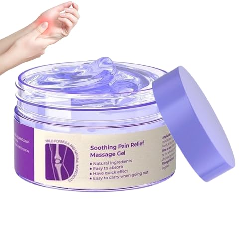 Żel łagodzący ból stawów, naturalna formuła, szybko wchłaniający się fioletowy żel na kolana, plecy, szyję i dolegliwości rąk, joint repair Gel