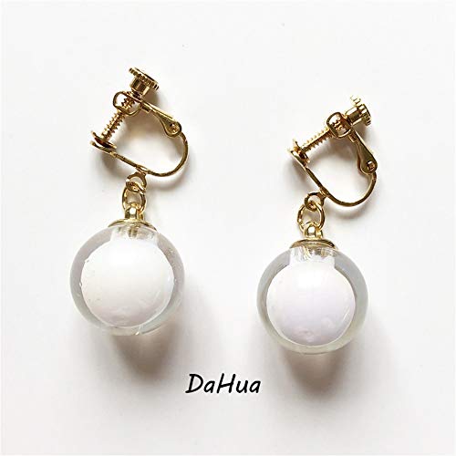 Preisvergleich Produktbild baijuxing Ohrclips ohne durchbohrte Ohren Ohrringe Ohrringe Glühbirne hypoallergene 925 Silberohrringe personalisiertes Studentengeschenk