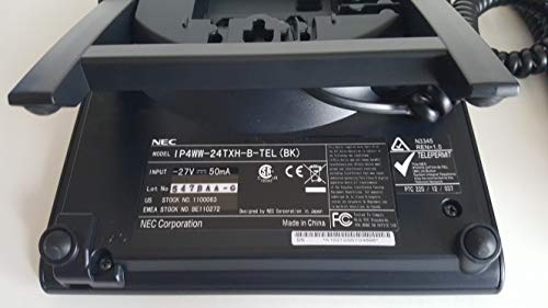 Nec Ip4Ww-24Txh-B-Tel - Telephone Digital 24-Button Backlit Dialpad Telephone (Black) Model Number Ip4Ww-24Txh-B-Tel(Bk) - 1100063 #TOP4