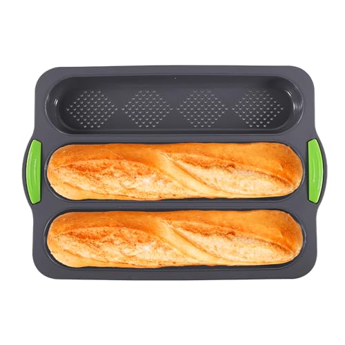 Silicone French Baguette Tray, 3 Slots