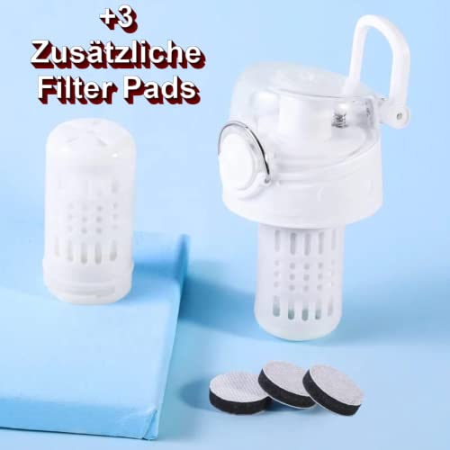 MIRA 750ml Faltbare Wasser Filter Flasche - Wasser Filter fürs Wandern, Camping, Survival und Reisen (750ml - Grün) - Image 8