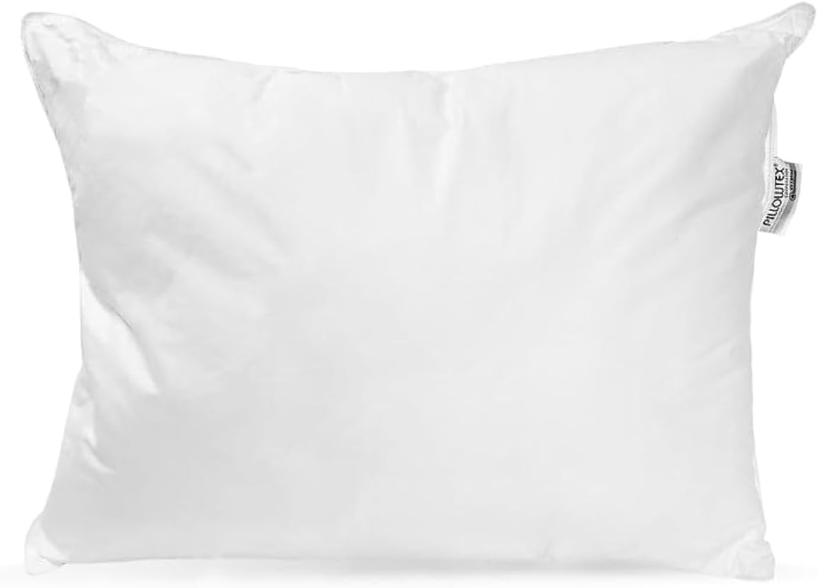 Pillowtex Queen Size Firm Premium Polyester Pillow | Great for Side Sleepers, Hotel Quality Supportive Bed Pillows