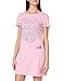 Produktbild Love Moschino Womens A-line Short Sleeves, in 30/1 Cotton Jersey. Customized with Calligram 3-D Heart Print and Logo. Casual Dress, PINK, 42