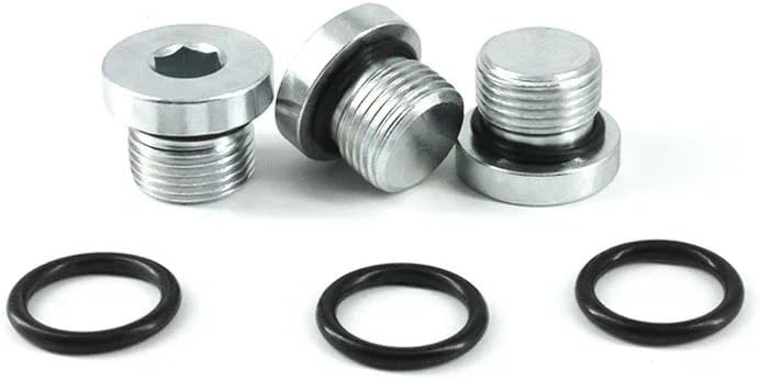 Thread Socket Pipe End Plugs Fitting， Cap Plug Male Hex Head Reducing Galvanized UNF SAE Multiple Sizes(3/8-24 UNF)