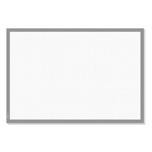 SIGEL HO260 Papier-Schreibtischunterlage zum Abreißen kariert, Notizblock, grau ca. DIN A2 - extra groß, 30 Blatt, Schreibunterlage