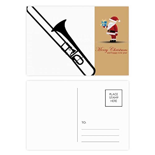 Cartes postales Père Noël Trombone lot de 20 correspondance hiver