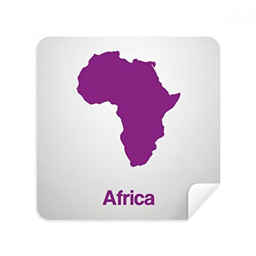 Chiffon de Nettoyage Lunettes Suede Tissu Anti-Trace Écran Afrique Violet 2Pcs
