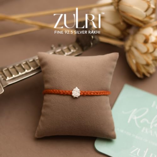 Image of 925 Sterling Silver Shubh Ganesh Luxury Rakhi