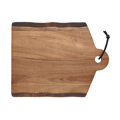 Rachael Ray Pantryware tábua de corte de madeira com alça/tábua de servir de madeira com alça – 35,5