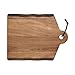 Rachael Ray Pantryware Wood Cutting Board With Handle/ Wood Serving Board With Handle - 14 Inch x 11 Inch, Brown