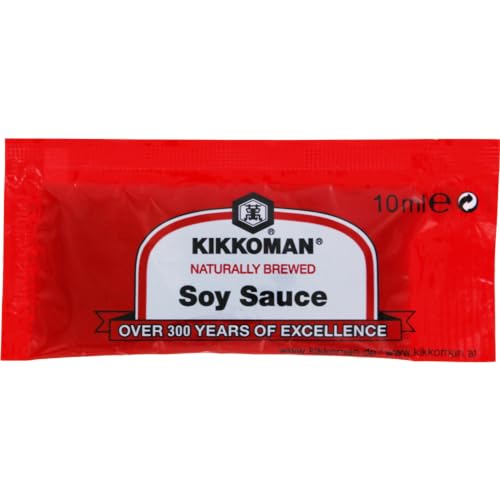 Sauce de soja Kikkoman en sachets de 10 ml pour la restauration lot de 400 unités