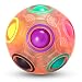 Vdealen Boule Magique Arc-en-Ciel, Fidget Ball Puzzle Jeu Amusant Soulagement du Stress Magic Ball Casse-tête Ball Jouets