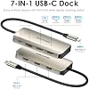 Laptop Docking Station, WAVLINK Triple 4K Docking Station with Dual HDMI, DP, 100W PD in, 3 USB-A2.0 for Wireless Device, Compatible with Dell/HP/Lenovo etc, Windows Systerm Computer Only