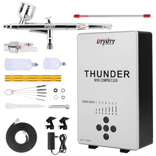 UTYUTY Ultra-Quiet Airbrush Kit