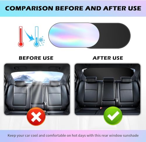 Parasol luna trasera Ford Kuga 3 sol y calor solucionados con cortinilla termica de coche 3