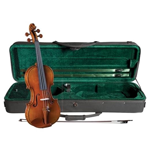Cremona SV-800 4/4 Premier Artist Violin Outfit – Bow & Case Included, Hand-Carved Tonewoods, Hill-Style Fittings, Thomastik Dominant Strings