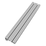 Construction en aluminium : fabriqué à partir d'un alliage d'aluminium robuste, ce rail à onglet en T offre une résistance exceptionnelle à l'usure et aux intempéries, ce qui en fait un choix fiable pour tous vos projets de travail du bois.