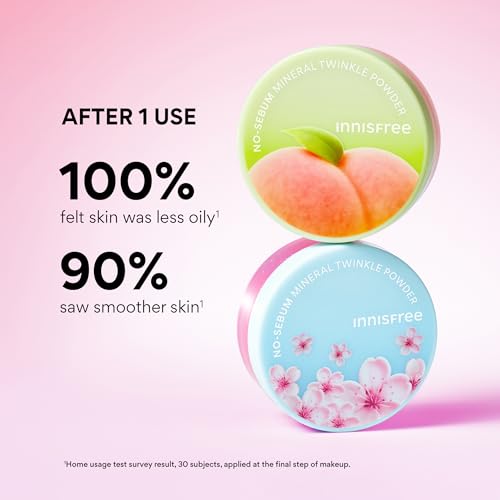 Image of innisfree No Sebum Matte Mineral Powder | Korean Loose Setting Powder for Oil & Shine Control | Blurs Fine Lines & Imperfections | Lightweight, Natural Finish | Available In Jumbo & Pressed Powder