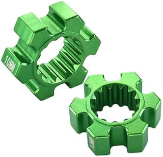 Aluminum Wheel Hex (10mm Thickness) For 1:5 Traxxas X Maxx 6S / 8S - 2Pcs Green