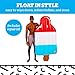 BigMouth Inc. Giant Ice Pop Pool Float, 6 Ft Long Lounge Raft Floatie, Durable Vinyl, Inflatable Outdoor Summer Pool Party Popsicle Water Toy