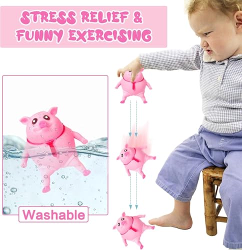 Generic Funny Pink Pig Squishy Toy - Image 4