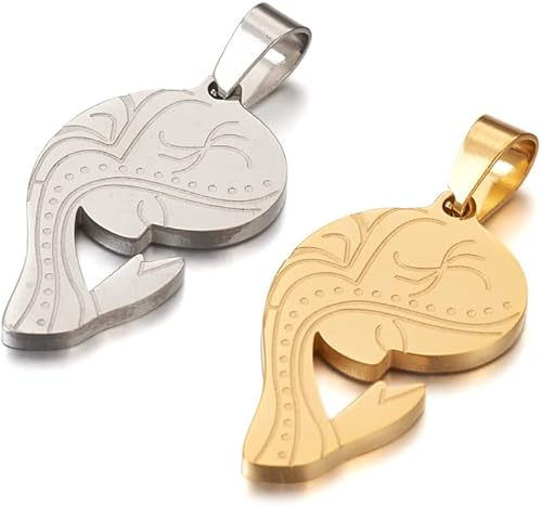 Miniatura 9 de 1 colgante de acero inoxidable 304 de Virgen María, chapado en iones dorados, dijes planos de Nuestra Señora María para hacer pulseras, collares,